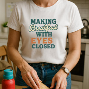 Skola-Springa Parent Shirt, Skapar frukost T Shirt