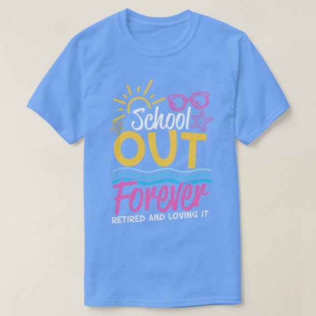 Skola ut för evigt t shirt (Design framsida)