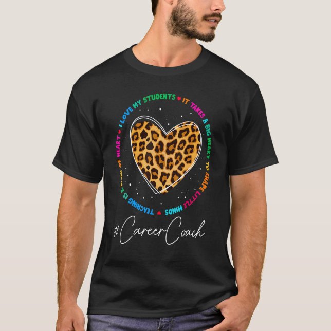 Skoladministratörsutvärdering i facket Career Coac T Shirt (Framsida)