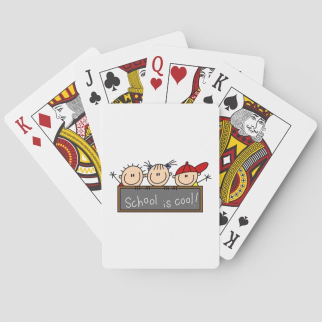 Skolan är cool spel kort (Baksidan)