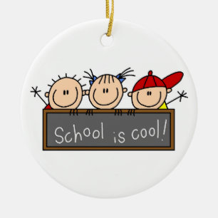 Skolan är Coola Julgransprydnad Keramik