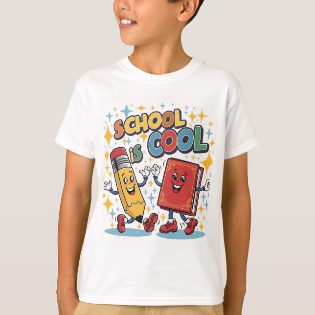 Skolan är coola t shirt (Framsida)