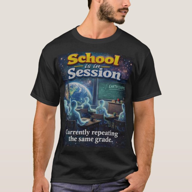 Skolan är igång t shirt (Framsida)