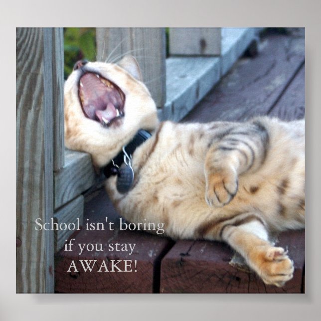 Skolan är inte på väg poster (Framsidan)