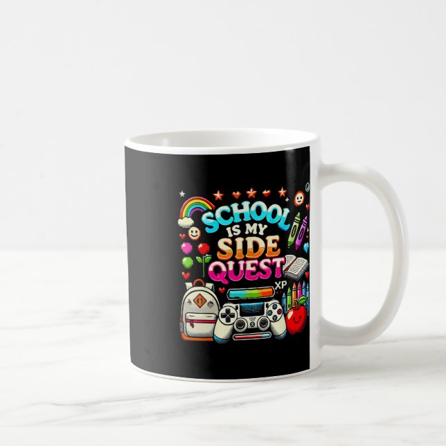 Skolan är min sidoquest spel ck till skolvideo kaffemugg (Höger)
