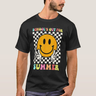 Skolan är stängd för sommaren lärare studenter bar t shirt