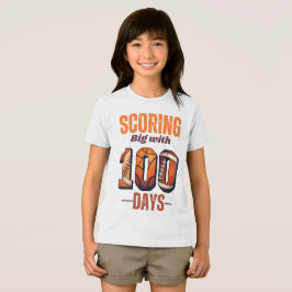 Skolan är stor med 100 dagar | Idrottstema T Shirt