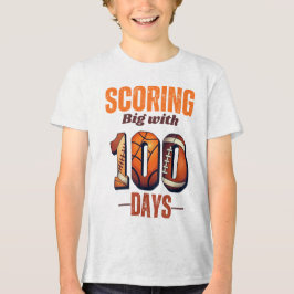 Skolan är stor med 100 dagar | Idrottstema T Shirt