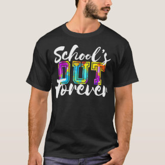 Skolan är ute för evigt och lyfter den. t shirt