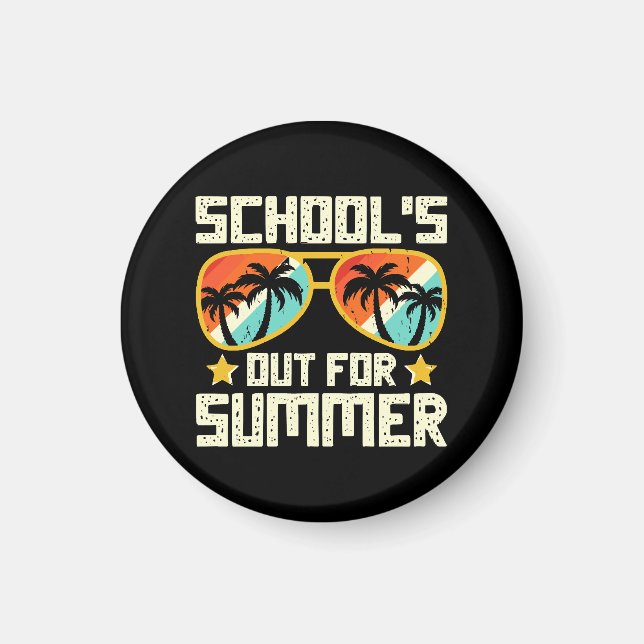Skolan är ute för sommaren magnet (Framsidan)