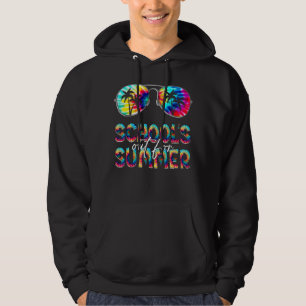 Skolan är ute för sommarglas förra skoldagen hoodie