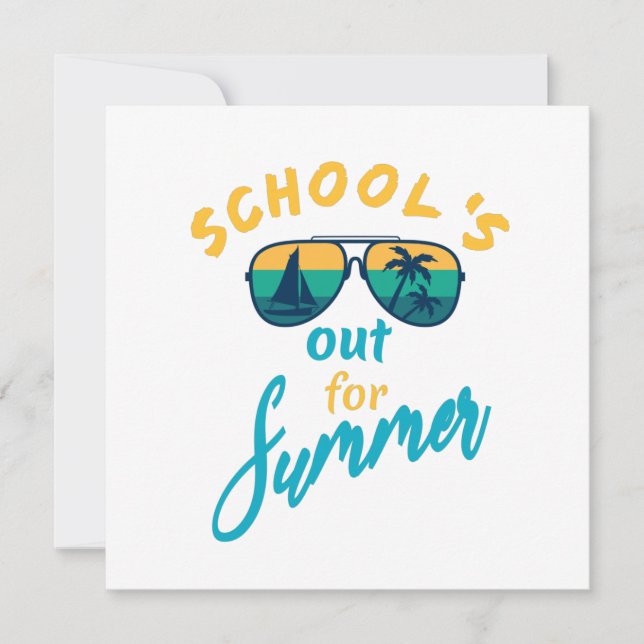 Skolan är ute på sommaren (Framsida)