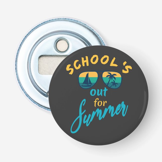 Skolan är ute på sommaren flasköppnare (Framsidan)