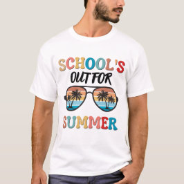 Skolan är ute på sommaren t shirt
