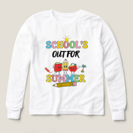 Skolan är ute på sommaren t shirt