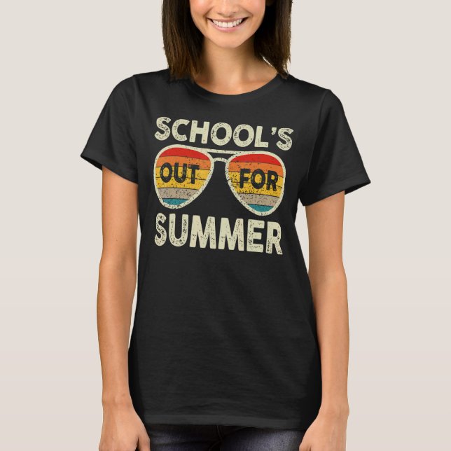 Skolan är ute till sommar 1 t shirt (Framsida)