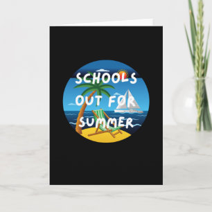 Skolan är ute till sommaren kort