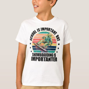 Skolan är viktig eftersom det är viktigt att gå om t shirt