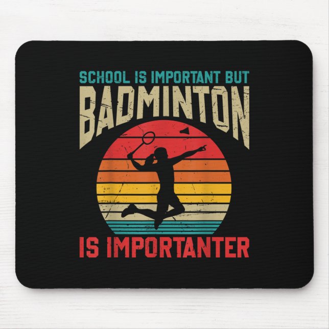 Skolan är viktig men badminton är viktigare F Musmatta (Framsidan)