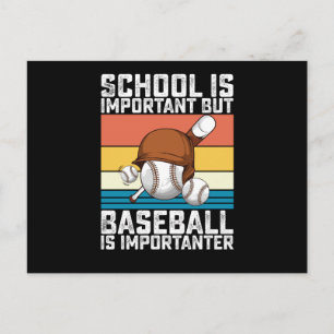 Skolan är viktig men baseboll är viktigare vykort