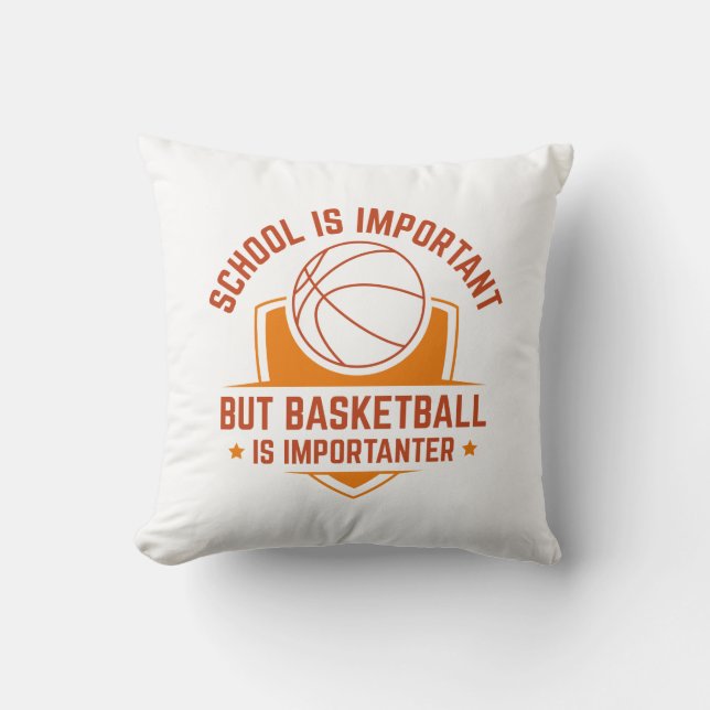 Skolan är viktig, men basketboll är viktigt kudde (Framsida)