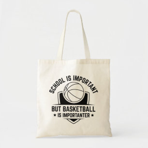 Skolan är viktig, men basketboll är viktigt tygkasse