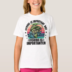 Skolan är viktig, men fisket är viktigt t shirt