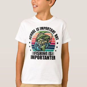 Skolan är viktig, men fisket är viktigt t shirt