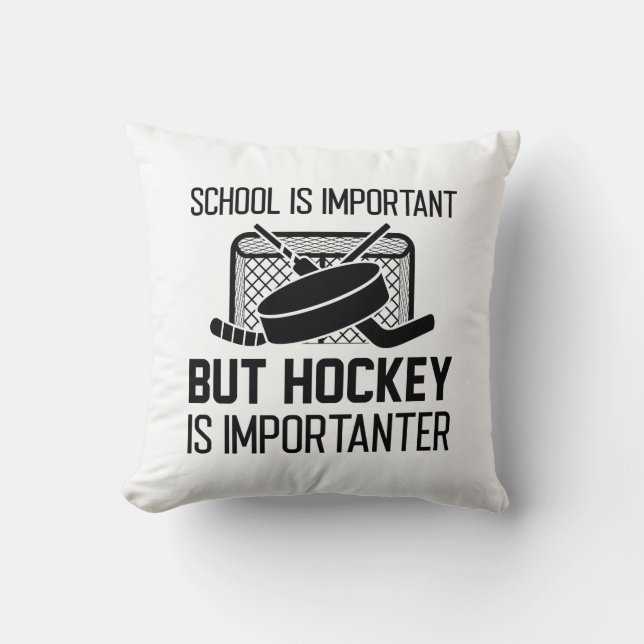 Skolan är viktig, men hockey är viktig kudde (Framsida)