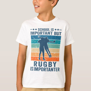 Skolan är viktig, men Rugby är viktig T Shirt