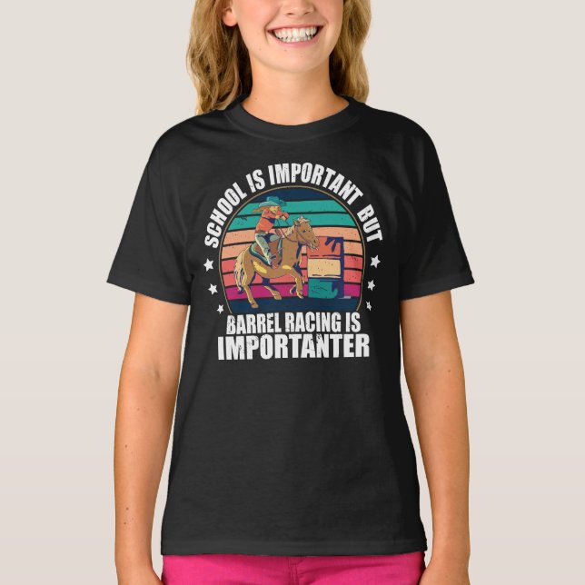 Skolan är viktig, men Tävlan är viktig T Shirt (Framsida)