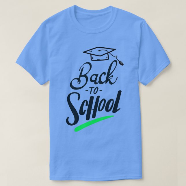 Skolan back to school i buss personlig i buss t shirt (Design framsida)