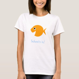 Skolan i Cute Elementary Teacher september T-shirt