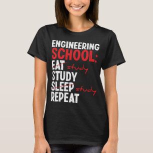 Skolan i Student Ingenjör T Shirt