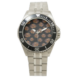 Skolan Jacka Fish i läder, Manar Wristwatch Armbandsur
