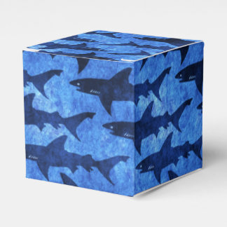 Skolan Sharks Blue Mönster Presentaskar