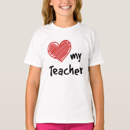 Skolanda Kärlek Min Lärare T Shirt