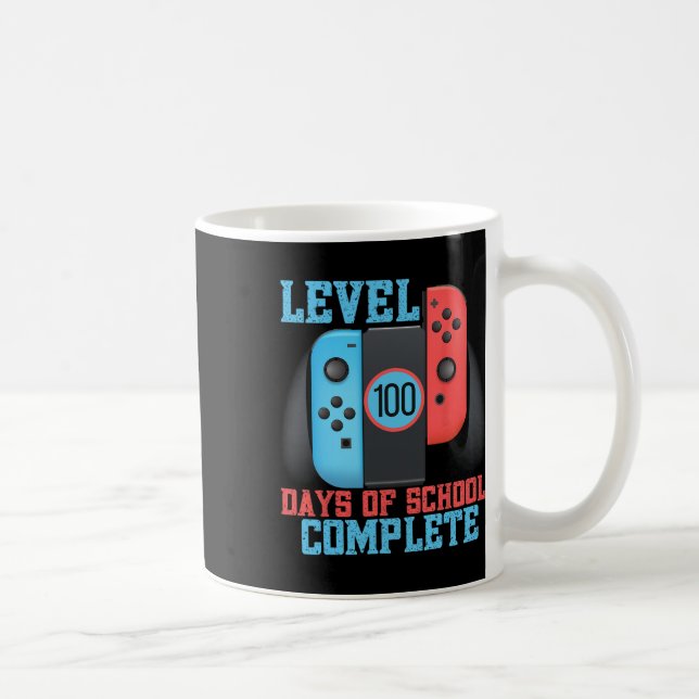 Skolans 100 dagar fullständiga spelkontroll kaffemugg (Höger)