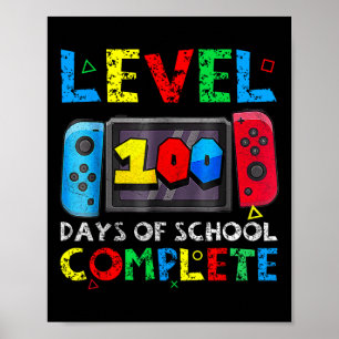Skolans 100 dagar i full Lycklig 100 dagar Poster