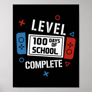 Skolans 100 dagar med fullständiga videospel poster