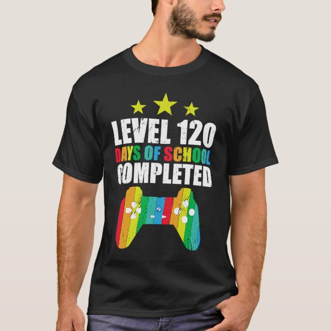 Skolans 120 dagar avslutad t shirt (Framsida)