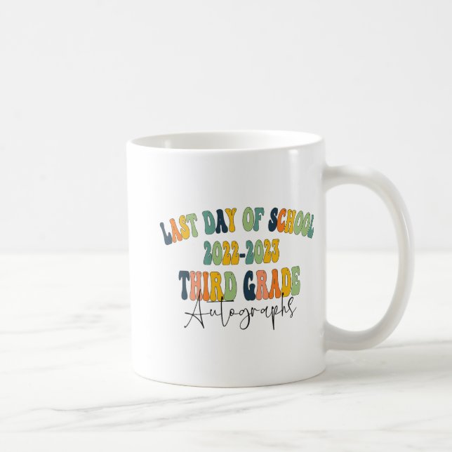 Skolans 3:e Klass-autografer 2023 Kaffemugg (Höger)