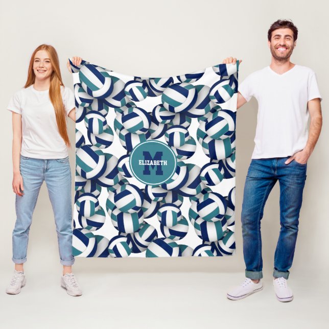 Skolans blåteskola färg volleybollar fleecefilt (På plats)