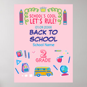 Skolans coola 2:a Klass-bakskolan Poster