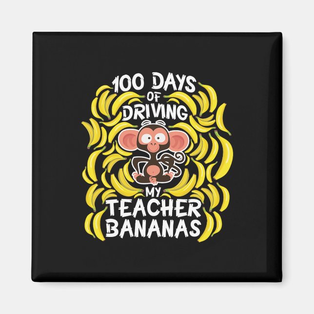 Skolans dag 100 dagar för att köra min lärare Bana Magnet (Framsidan)
