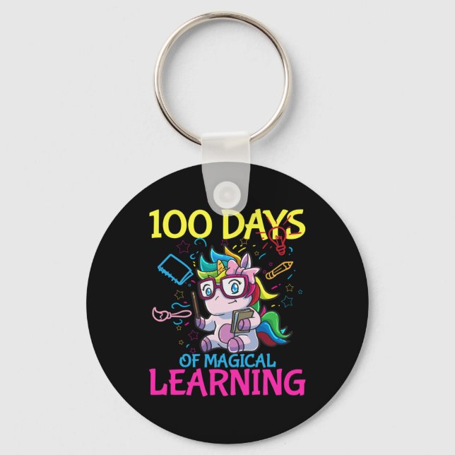 Skolans dag 100 dagar i skolan 1 nyckelring (Framsida)