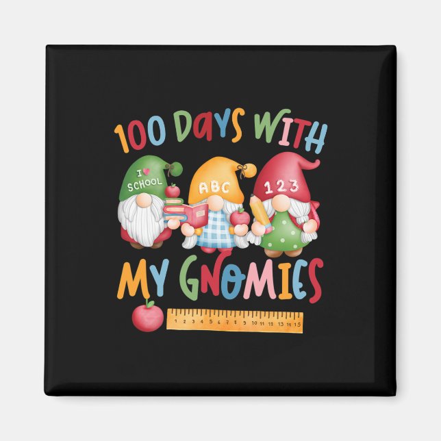 Skolans dag 100 dagar med mina favoriter magnet (Framsidan)