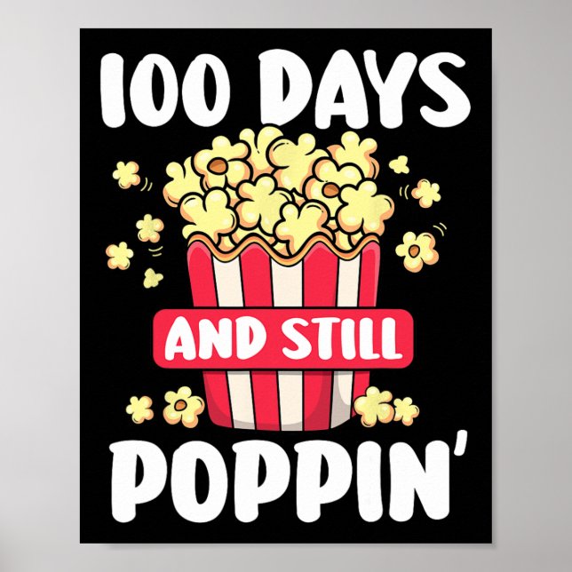 Skolans dag 100 dagar och fortfarande poppinbarn 1 poster (Framsidan)