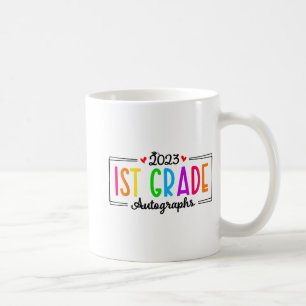 Skolans dag 2023, autografi 1:a Klass Studenten Kaffemugg