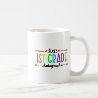Skolans dag 2023, autografi 1:a Klass Studenten Kaffemugg